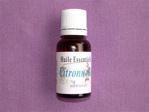 Citronnelle, huile essentielle