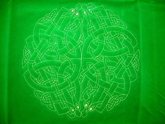 Tapis Vert Labyrinthe Celtique