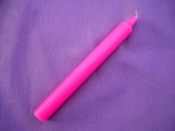 Bougie Rose Vif