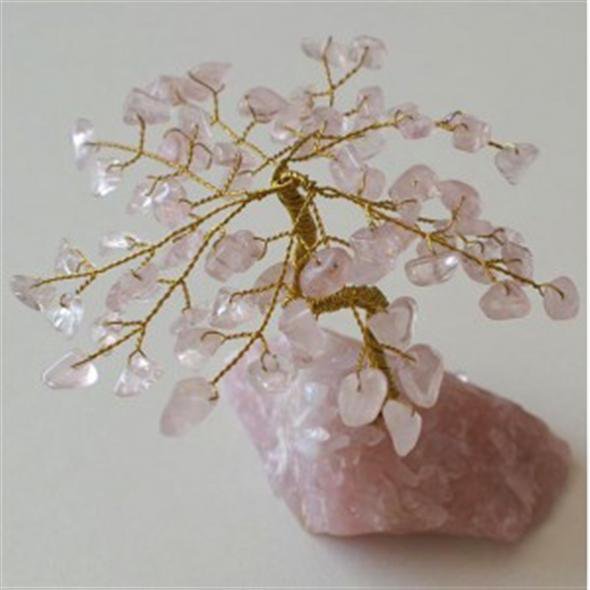 Arbre Du Bonheur Quartz Rose