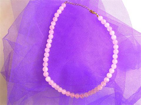 Collier Quartz Rose